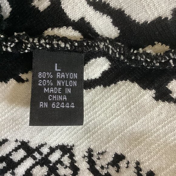 Nicole Miller Artelier Peplum Double Knit Top L #102K - Picture 9 of 10